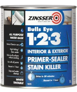 Zinsser Bulls Eye 1-2-3 Primer-Sealer 1Ltr