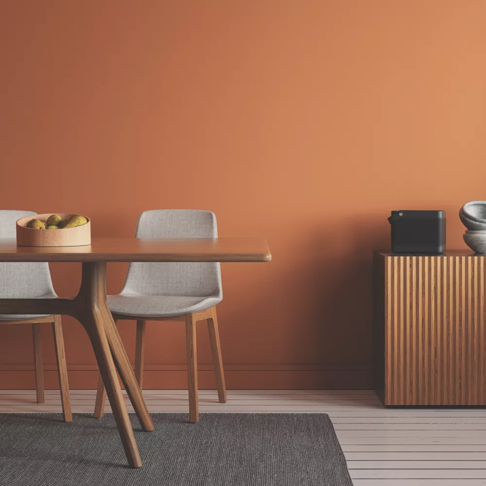 LickPro Eggshell Orange 02 Emulsion Paint 2.5Ltr - Image 4