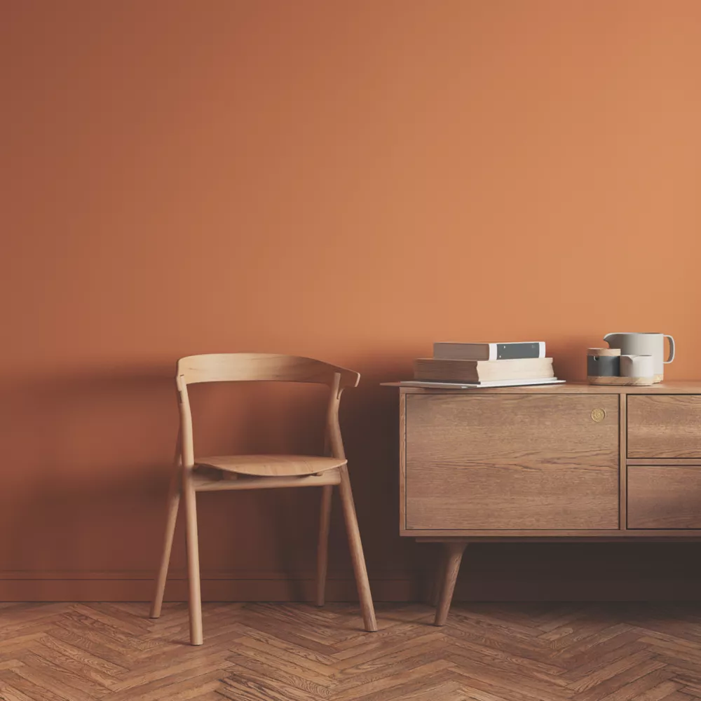 LickPro Eggshell Orange 02 Emulsion Paint 2.5Ltr - Image 5