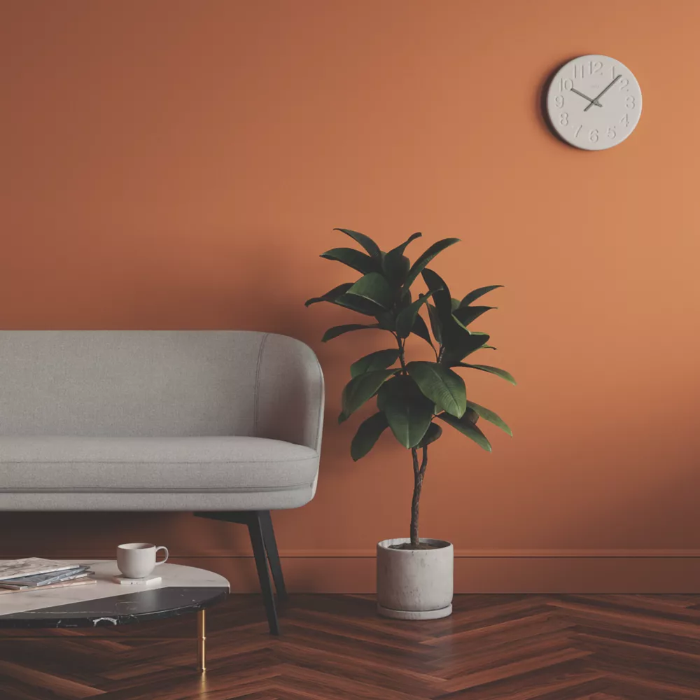 LickPro Eggshell Orange 02 Emulsion Paint 2.5Ltr - Image 6