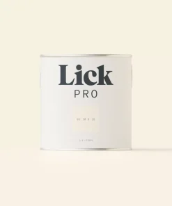 LickPro Matt White BS 10 B 15 Emulsion Paint 2.5Ltr