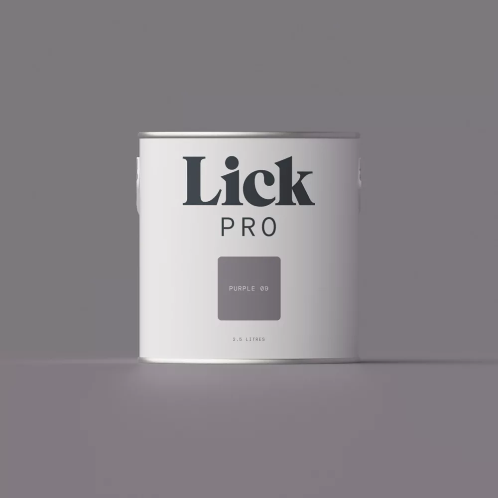 LickPro Matt Purple 09 Emulsion Paint 2.5Ltr