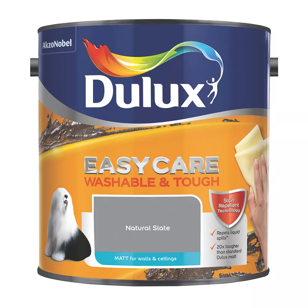 Dulux Easycare Matt Natural Slate Emulsion Paint 2.5Ltr