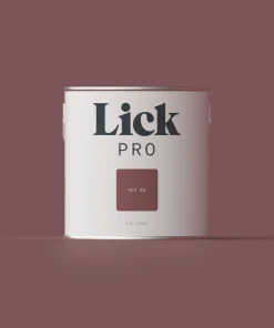 LickPro Eggshell Red 06 Emulsion Paint 2.5Ltr