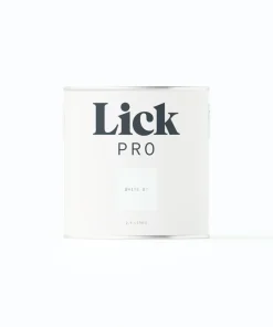 LickPro Matt White 07 Emulsion Paint 2.5Ltr