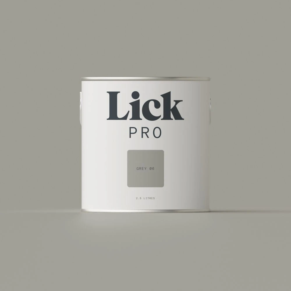 LickPro Eggshell Grey 06 Emulsion Paint 2.5Ltr