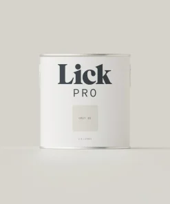 LickPro Eggshell Grey 02 Emulsion Paint 2.5Ltr