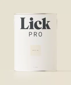 LickPro Matt White 05 Emulsion Paint 5Ltr