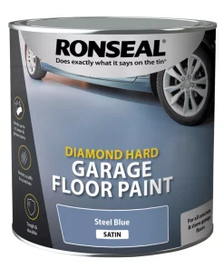 Ronseal Diamond Hard Garage Floor Paint Steel Blue 2.5Ltr