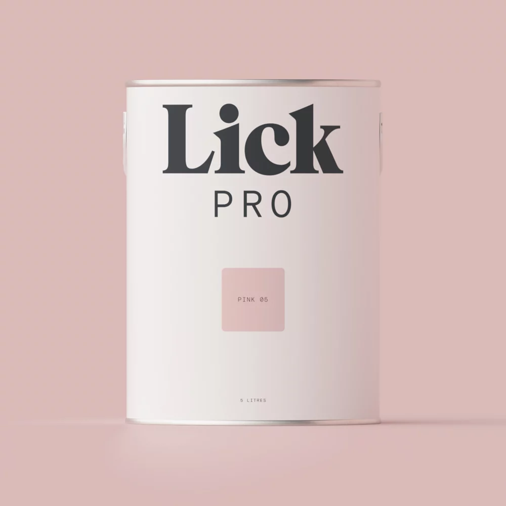 LickPro Eggshell Pink 05 Emulsion Paint 5Ltr