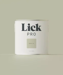 LickPro Matt Green 01 Emulsion Paint 2.5Ltr