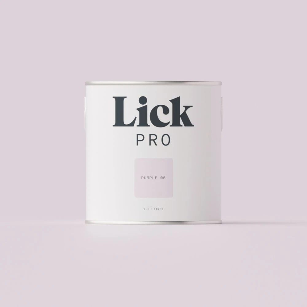 LickPro Matt Purple 06 Emulsion Paint 2.5Ltr