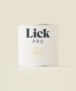 LickPro Matt White 05 Emulsion Paint 2.5Ltr