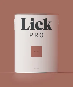 LickPro Matt Red 01 Emulsion Paint 5Ltr