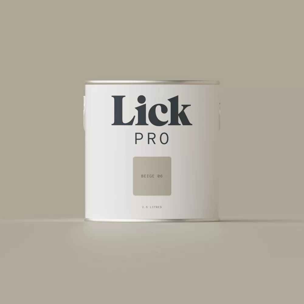 LickPro Matt Beige 06 Emulsion Paint 2.5Ltr
