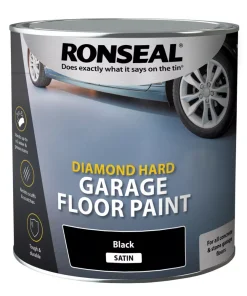 Ronseal Diamond Hard Garage Floor Paint Black 2.5Ltr