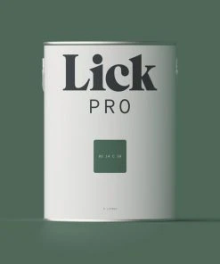 LickPro Eggshell Green BS 14 C 39 Emulsion Paint 5Ltr