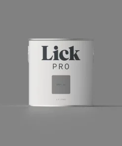 LickPro Matt Grey 15 Emulsion Paint 2.5Ltr