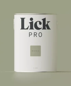 LickPro Matt Green BS 12 B 21 Emulsion Paint 5Ltr