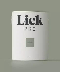 LickPro Eggshell Green 02 Emulsion Paint 5Ltr