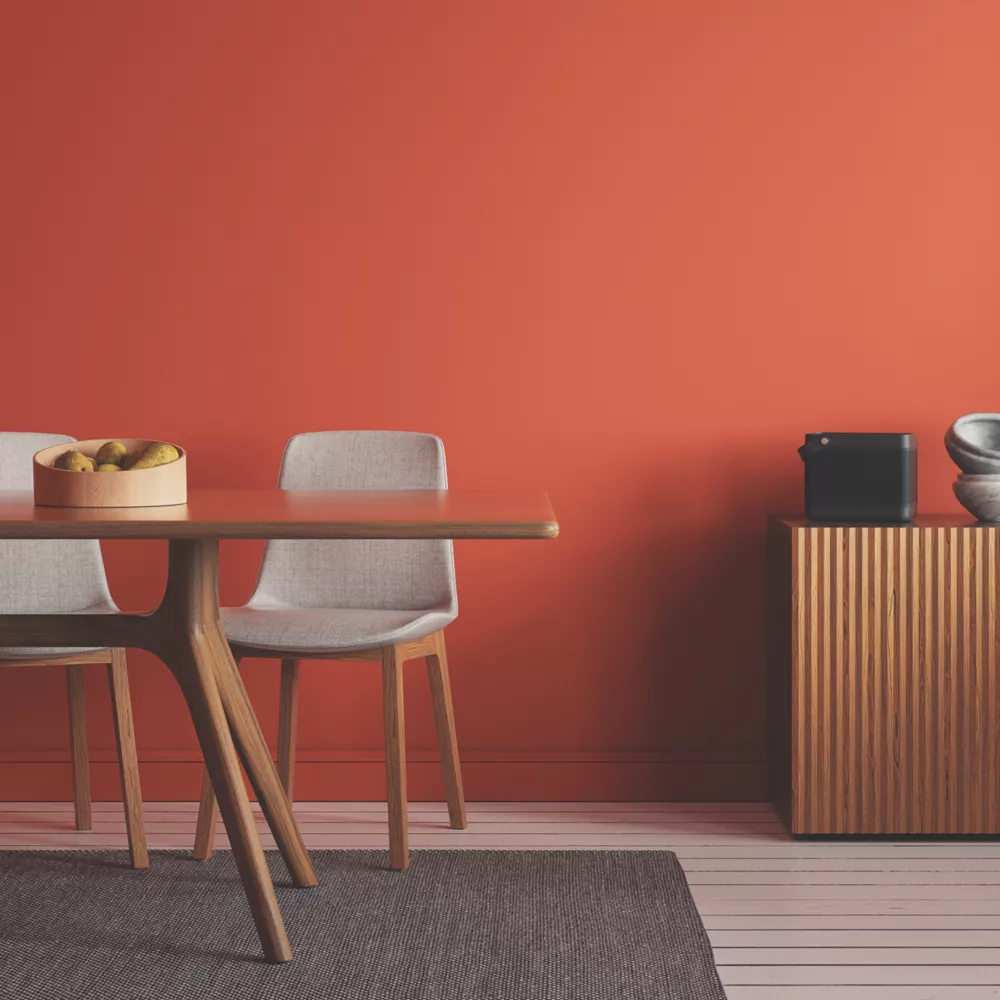 LickPro Eggshell Orange 01 Emulsion Paint 2.5Ltr - Image 4