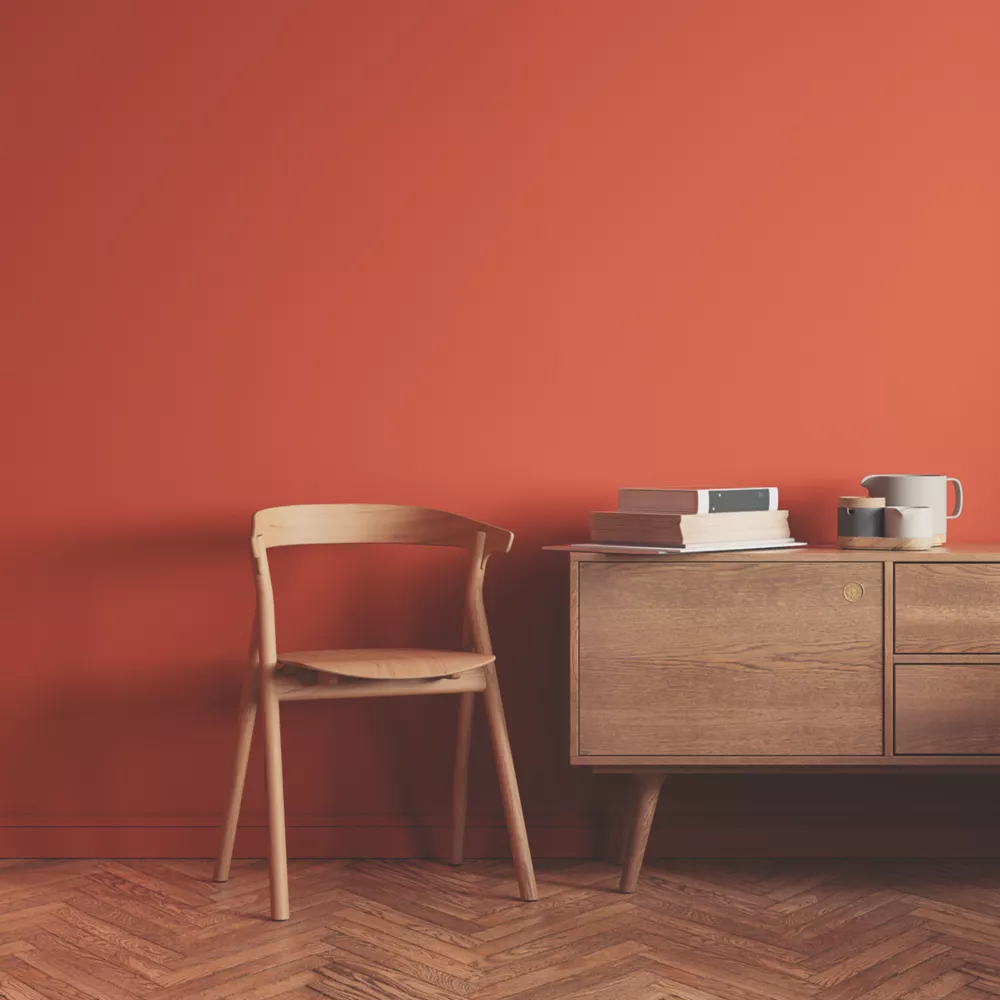 LickPro Eggshell Orange 01 Emulsion Paint 2.5Ltr - Image 5