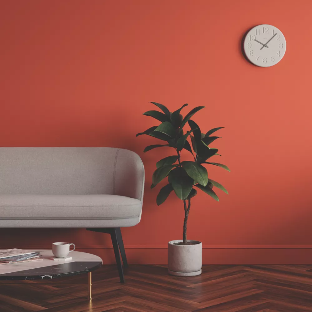 LickPro Eggshell Orange 01 Emulsion Paint 2.5Ltr - Image 6