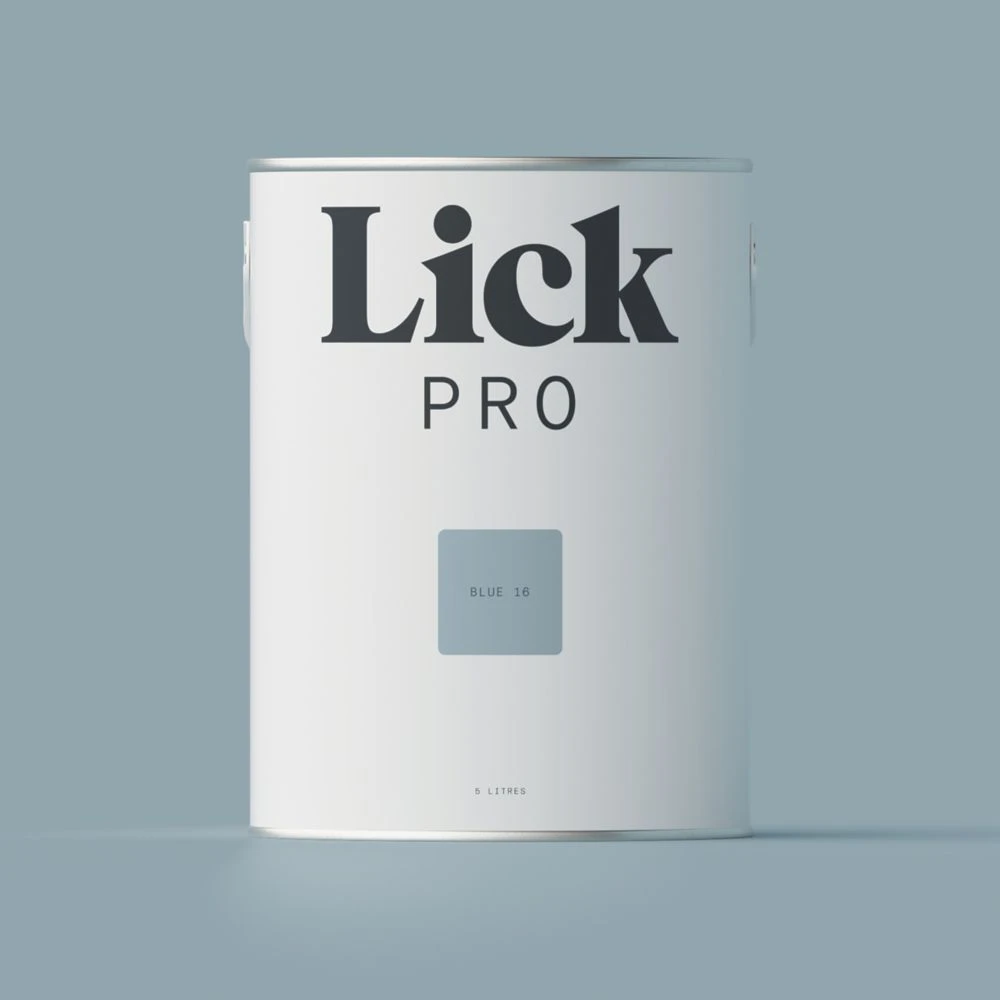 LickPro Matt Blue 16 Emulsion Paint 5Ltr