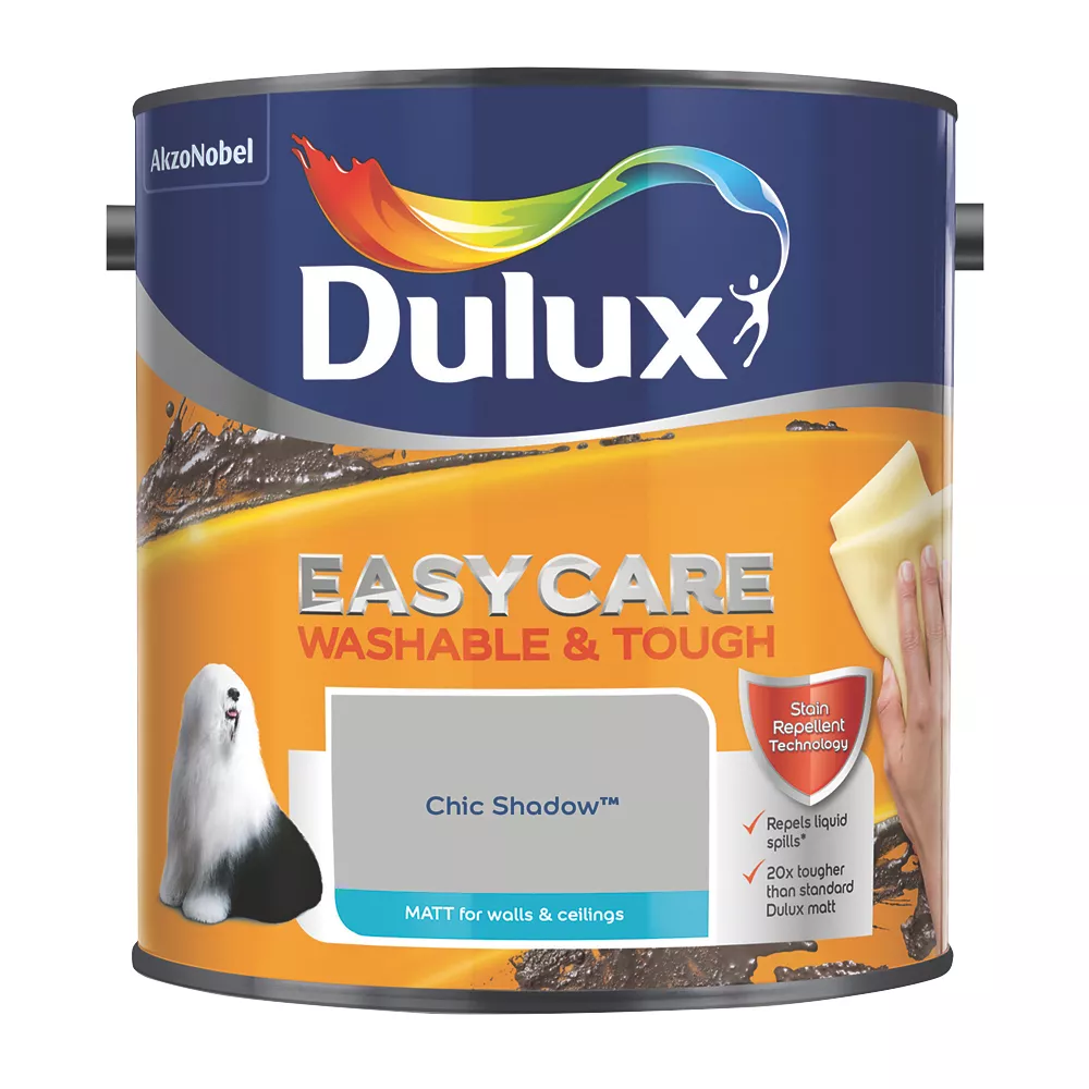 Dulux EasyCare Matt Chic Shadow Emulsion Paint 2.5Ltr