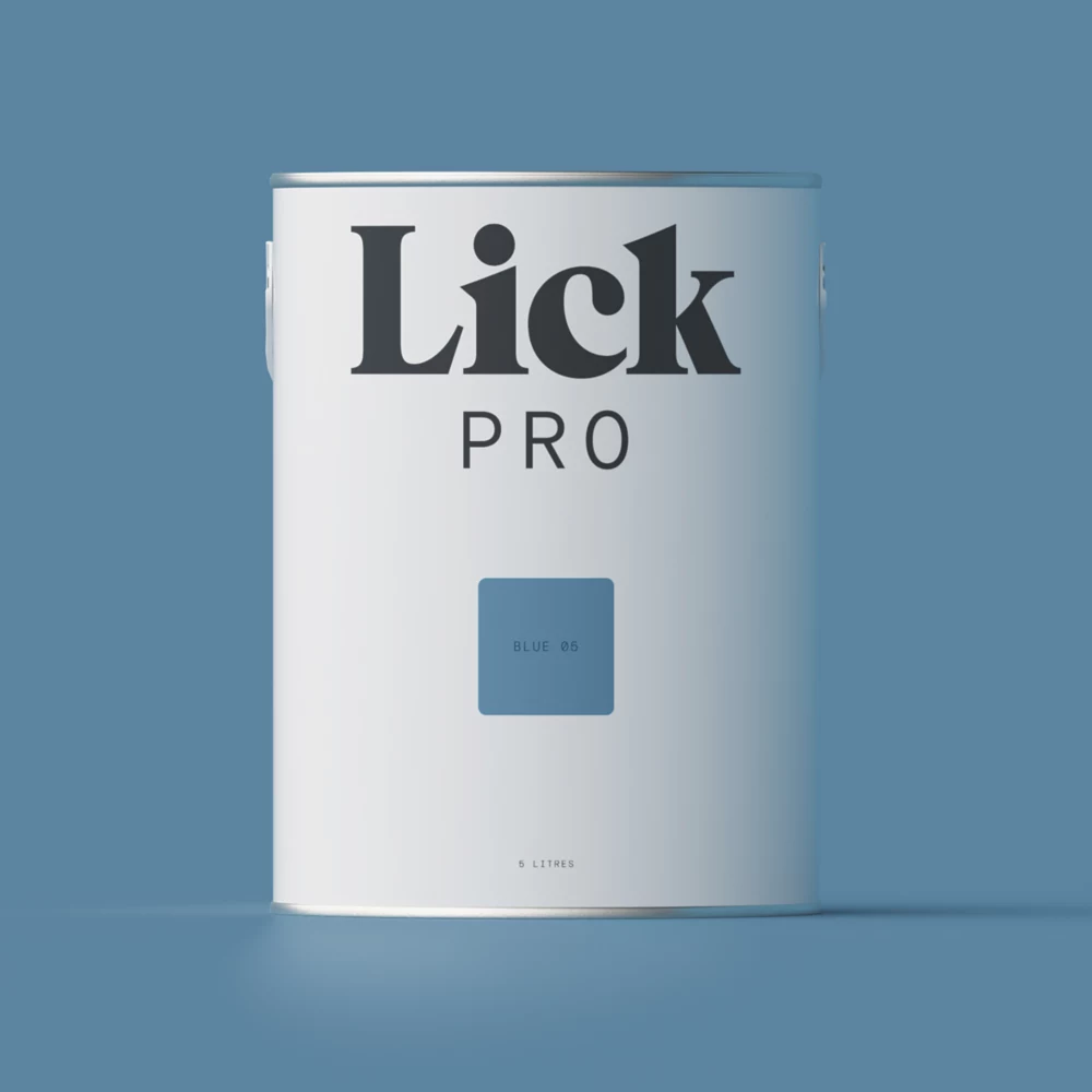 LickPro Matt Blue 05 Emulsion Paint 5Ltr