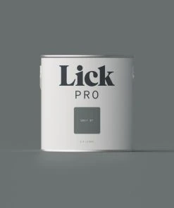 LickPro Matt Grey 07 Emulsion Paint 2.5Ltr