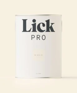 LickPro Matt White BS 10 B 15 Emulsion Paint 5Ltr