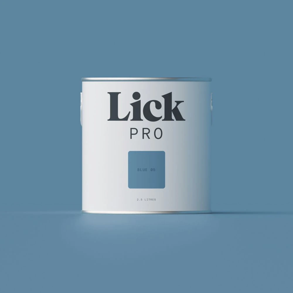 LickPro Matt Blue 05 Emulsion Paint 2.5Ltr