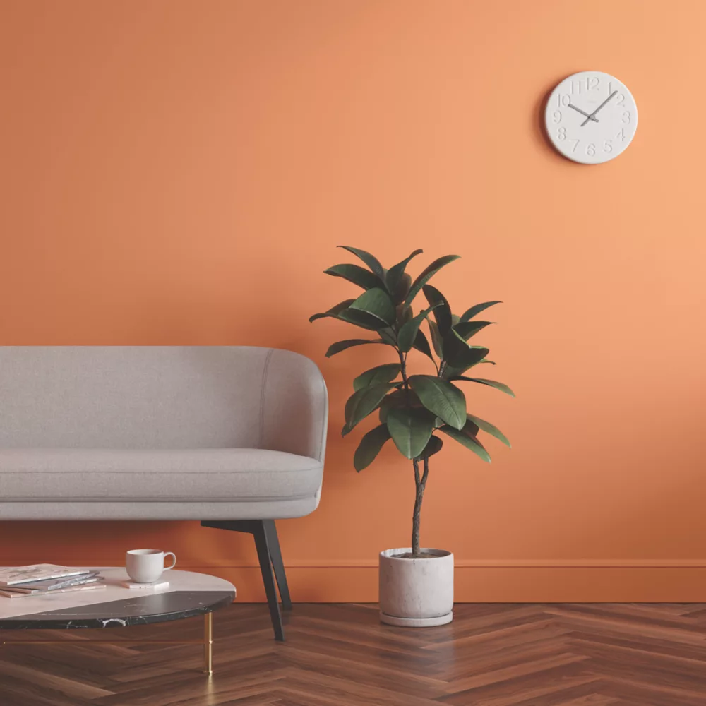 LickPro Matt Orange 04 Emulsion Paint 2.5Ltr - Image 6