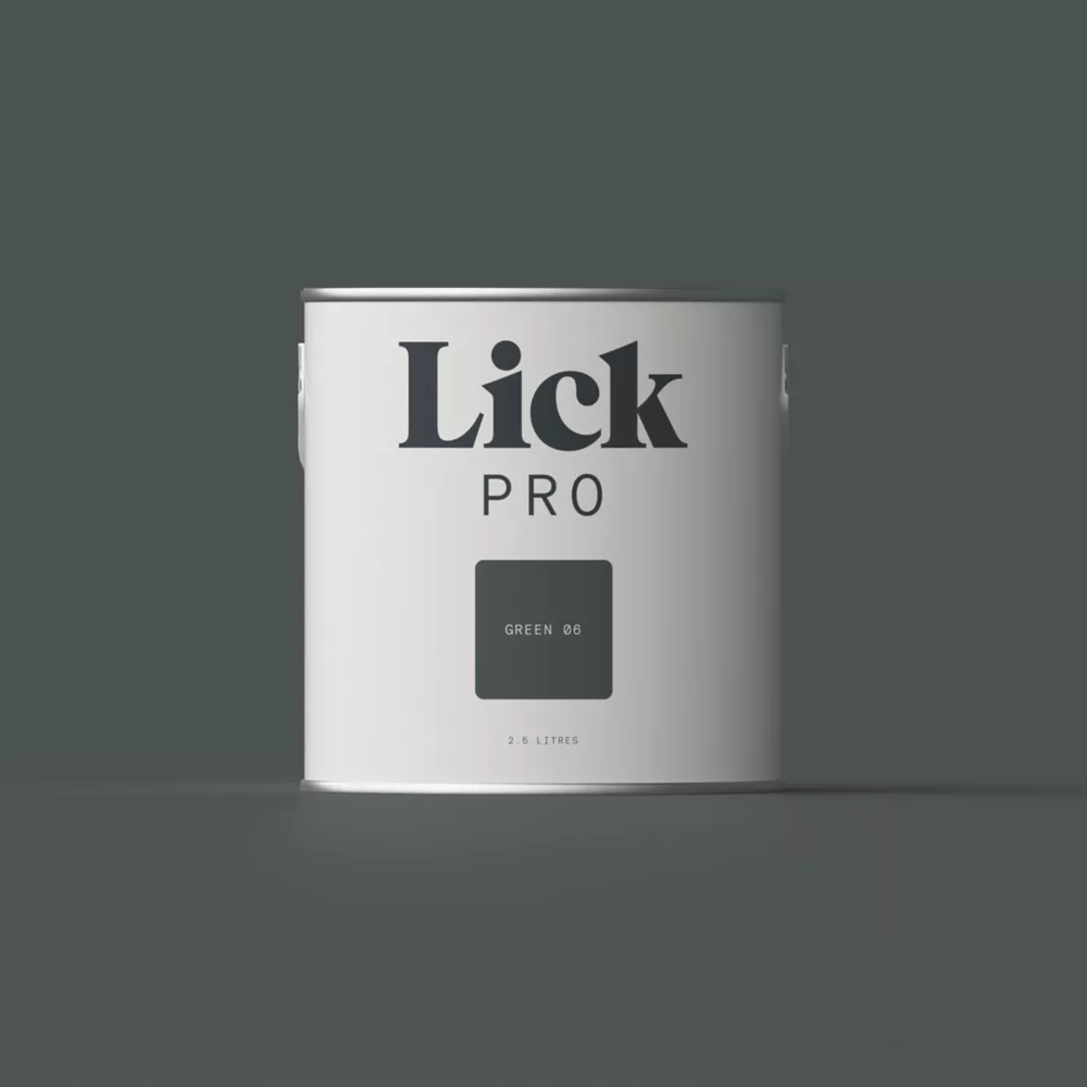 LickPro Matt Green 06 Emulsion Paint 2.5Ltr
