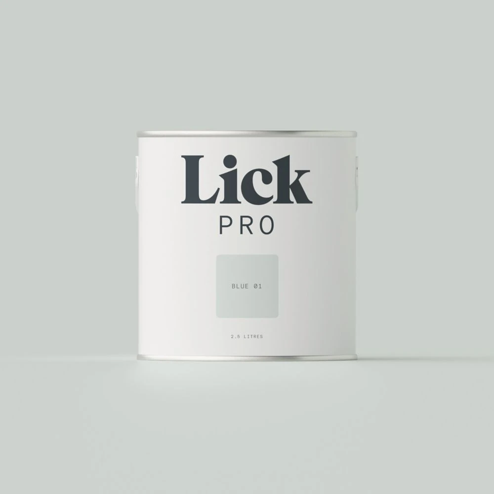 LickPro Matt Blue 01 Emulsion Paint 2.5Ltr