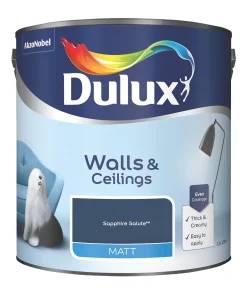 Dulux Matt Sapphire Salute Emulsion Paint 2.5Ltr