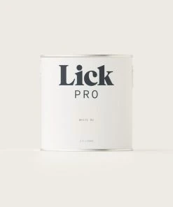 LickPro Matt White 02 Emulsion Paint 2.5Ltr