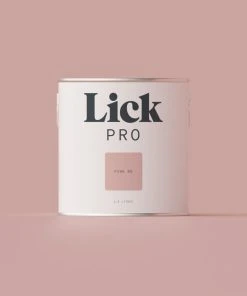LickPro Matt Pink 09 Emulsion Paint 2.5Ltr