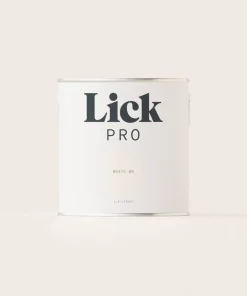 LickPro Matt White 06 Emulsion Paint 2.5Ltr