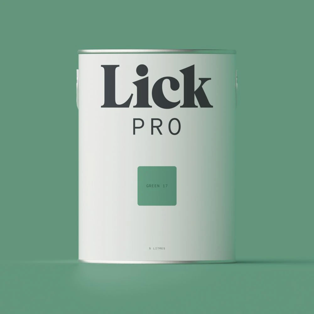 LickPro Matt Green 17 Emulsion Paint 5Ltr