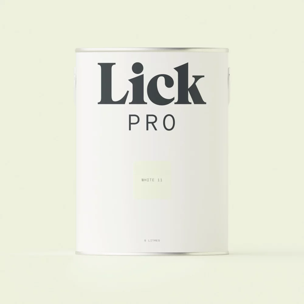 LickPro Matt White 11 Emulsion Paint 5Ltr