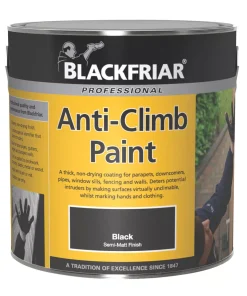 Blackfriar Anti-Climb Paint Black 1Ltr