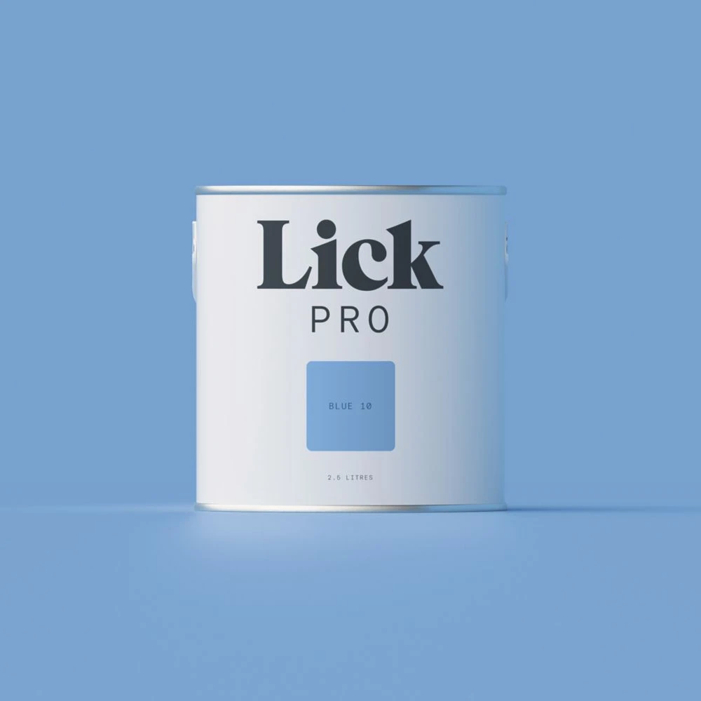 LickPro Eggshell Blue 10 Emulsion Paint 2.5Ltr