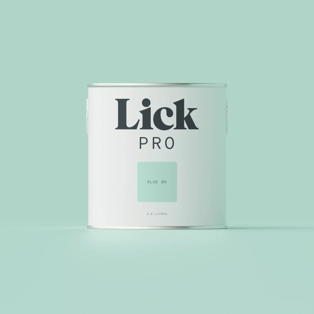 LickPro Matt Blue 09 Emulsion Paint 2.5Ltr