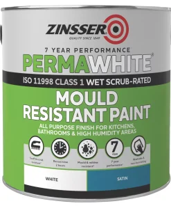 Zinsser Self-Priming Paint Satin White 2.5Ltr