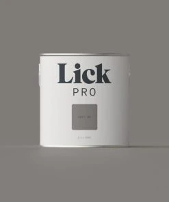LickPro Matt Grey 09 Emulsion Paint 2.5Ltr