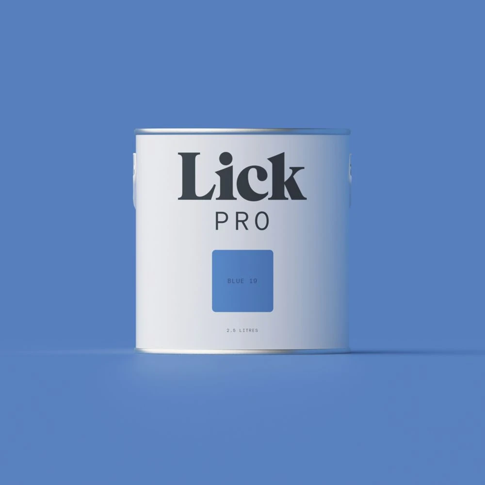 LickPro Matt Blue 19 Emulsion Paint 2.5Ltr