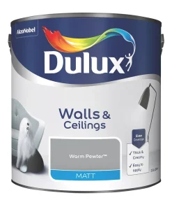 Dulux Matt Warm Pewter Emulsion Paint 2.5Ltr