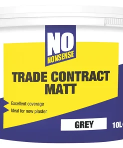 No Nonsense Matt Grey Emulsion Paint 10Ltr